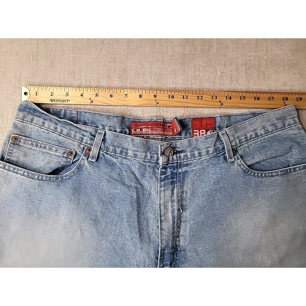 Quicksilver Jeans Mens 38x32 QuikJean 070-2 Relaxed Y2K Streetwear‎ Denim